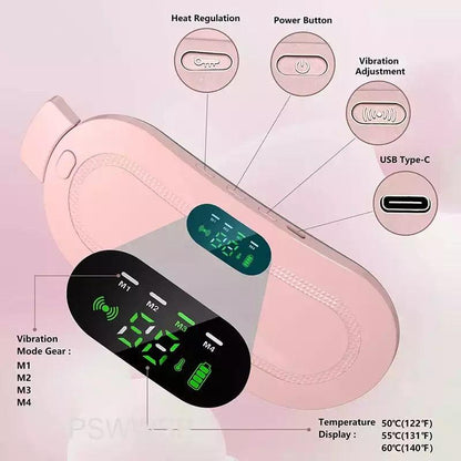 Menstrual Heated Belt, Period Pain Relief Massager - Pain Free Me