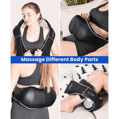 Shiatsu Neck and Shoulder Back Massager with Heat - Pain Free Me