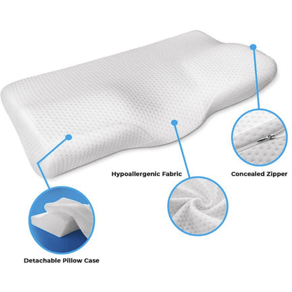 Snooze Right- Orthopaedic Memory Foam Pillow - Pain Free Me