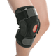 Double hinged full knee support patella brace for knee pain