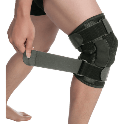 Double Hinged Full Knee Support Patella Brace - Pain Free Me