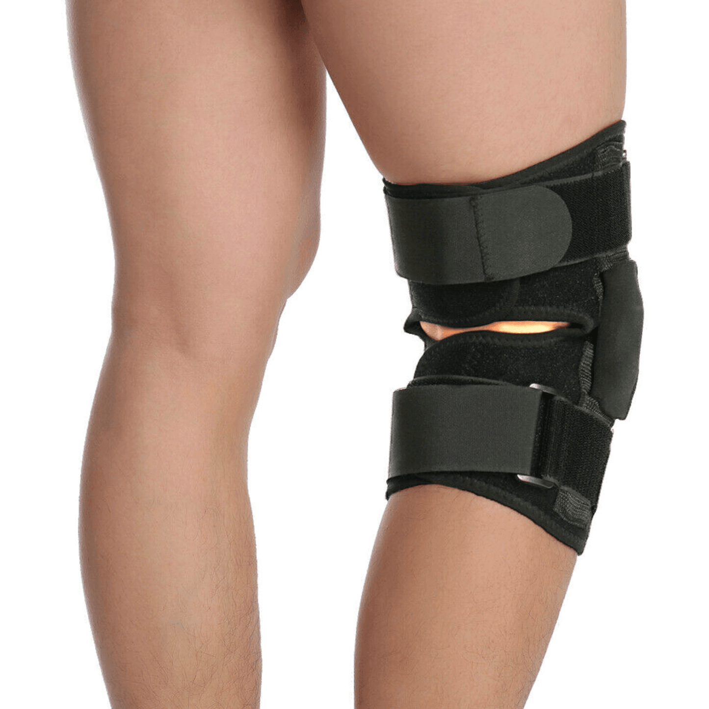 Double Hinged Full Knee Support Patella Brace - Pain Free Me