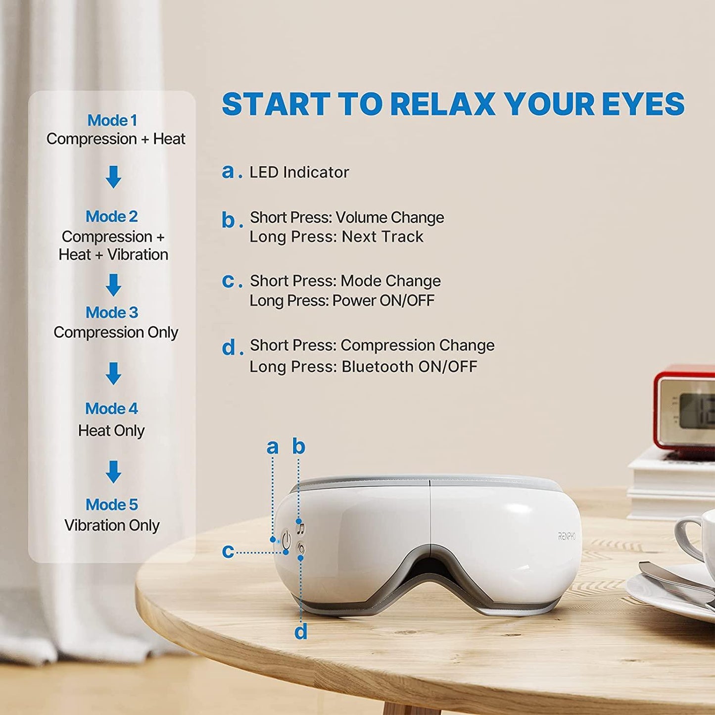 Headache Eye Strain Relief Massager - Pain Free Me