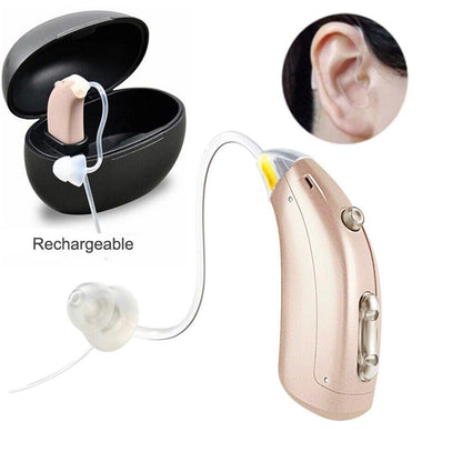 Premium Rechargeable Hearing Aid Behind Ear - Pain Free Me