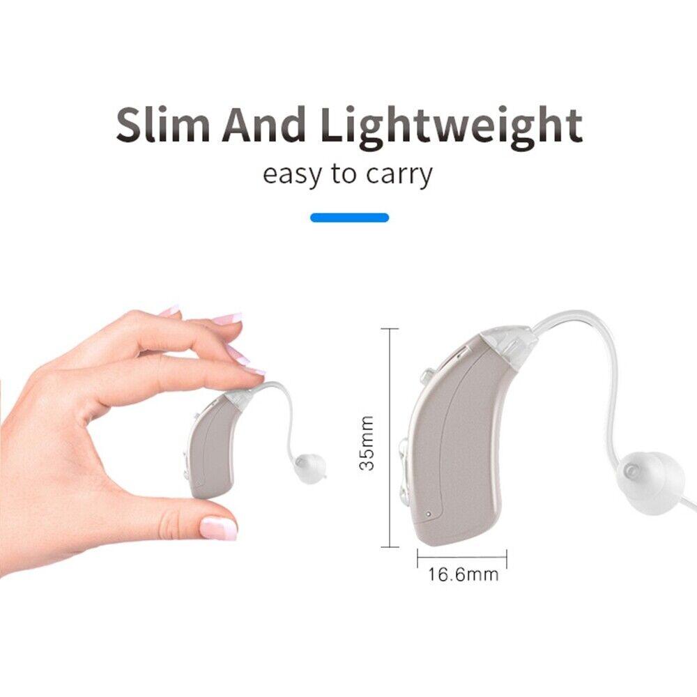 Premium Rechargeable Hearing Aid Behind Ear - Pain Free Me