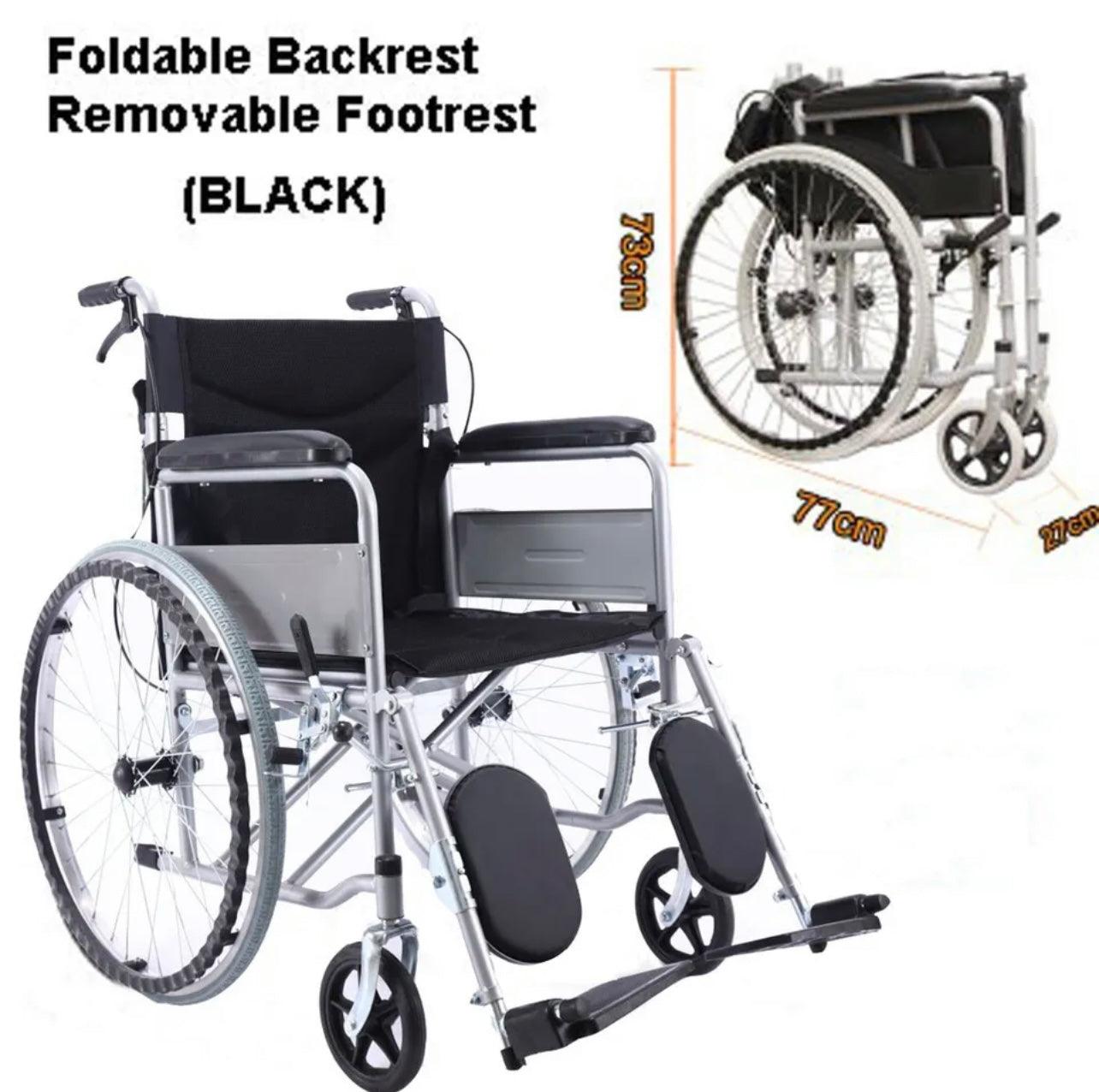 Self Rolling Portable Folding Light Wheelchair - Pain Free Me