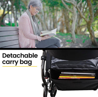 SmartRoller 2-in-1 Rollator & Transit Wheelchair – Mobility Delivery
