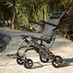 UltraLite lightweight foldable aluminium wheelchair with handbrakes