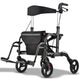 SmartRoller 2-in-1 rollator walker and transit wheelchair