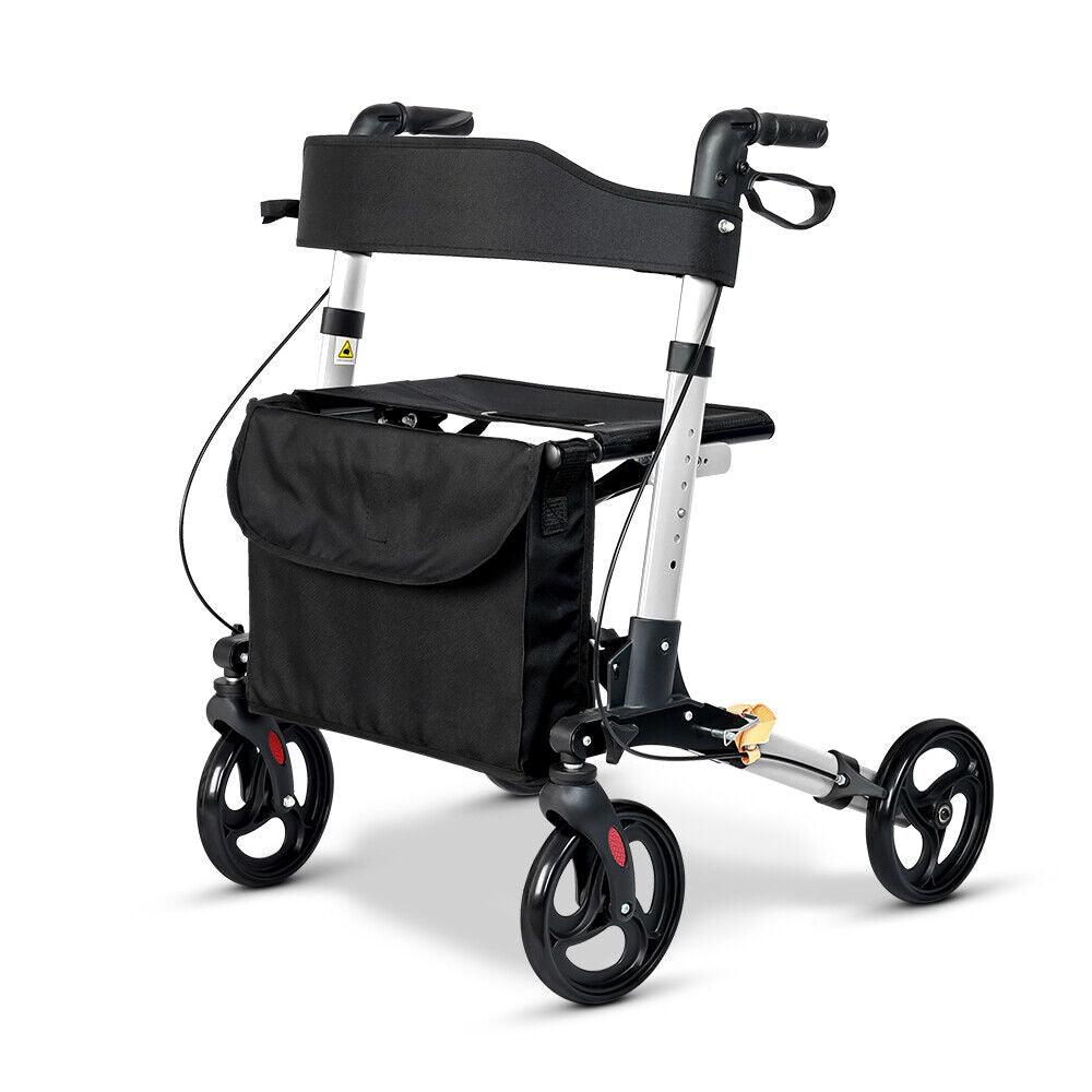 Sturdy Compact Rollator Mobility Walker - Euro Style - Pain Free Me